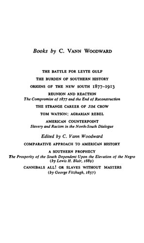 American Counterpoint: Slavery and Racism in the North-South Dialogue