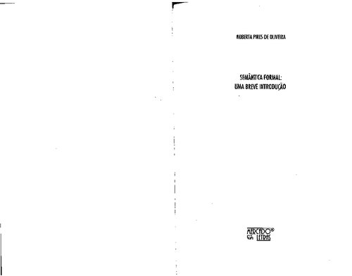 Semântica formal: uma breve introdução