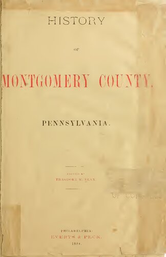 History of Montgomery County, Pennsylvania