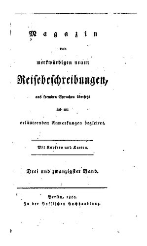 Reise in Ober-Pensylvanien und im Staate Neu-York von einem adoptirten Mitgliede der Oneida-Nation