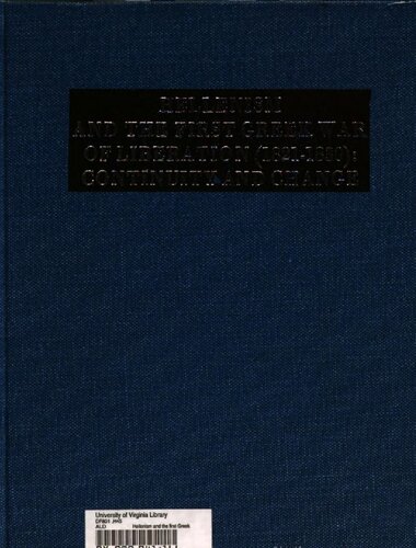 Hellenism and the first Greek war of liberation (1821-1830) : continuity and change