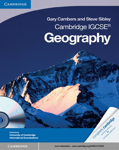 Cambridge IGCSE Geography Coursebook with CD-ROM (Cambridge International IGCSE)
