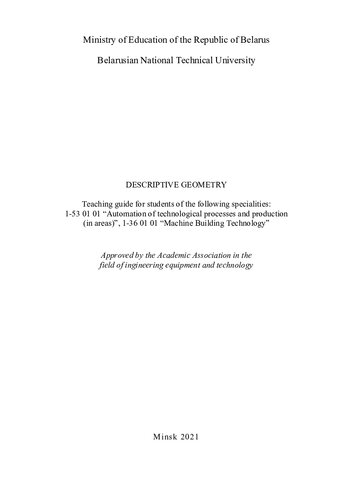 Descriptive geometry