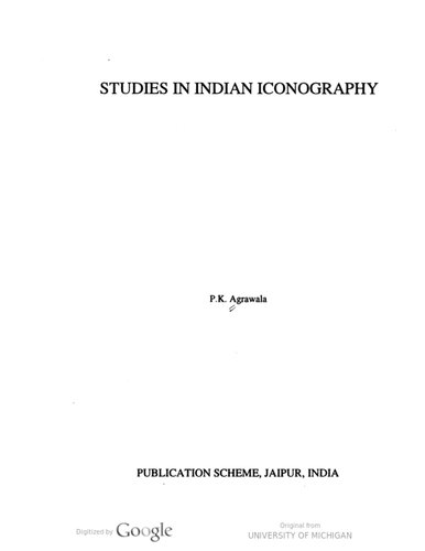 Studies in Indian iconography