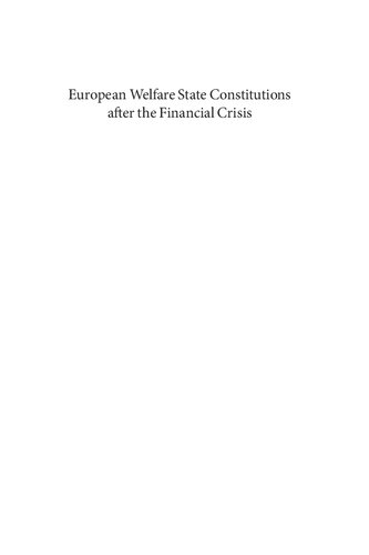 European Welfare State Constitutions after the Financial Crisis