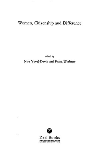 Women, Citizenship and Difference