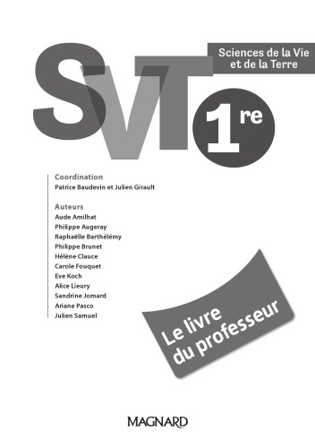 SVT 1re (2019) - Manuel numérique enseignant