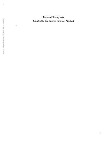 Geschichte der Bukowina in der Neuzeit