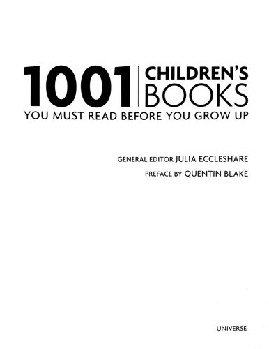 1001 Children's Book You Must Read Before You Grow Up
