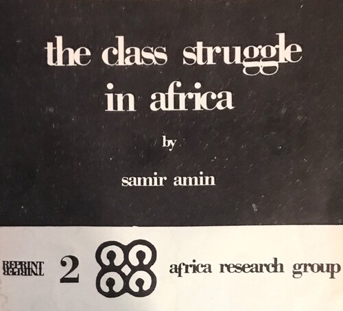 The class struggle in Africa.