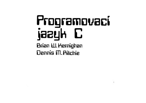 Programovací jazyk C