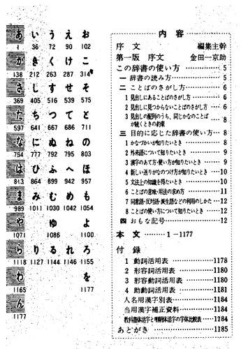 三省堂国語辞典 / Sanseidō Kokugo Jiten