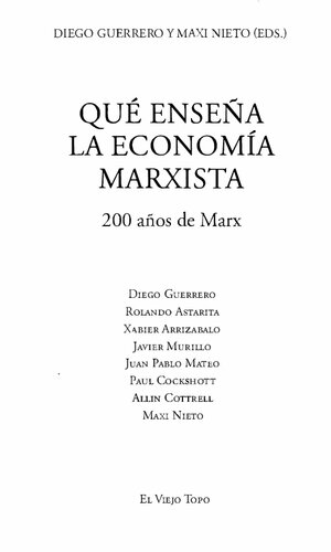 Qué enseña la economía marxista