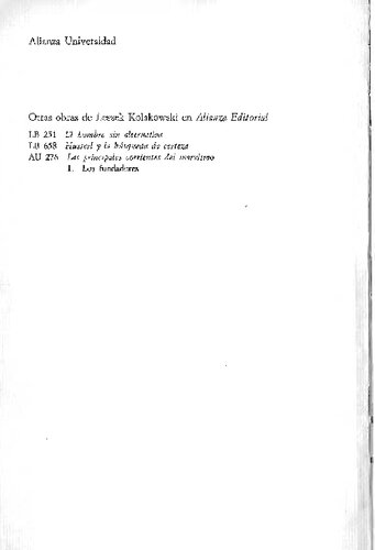 Las principales corrientes del marxismo II. La edad de oro
