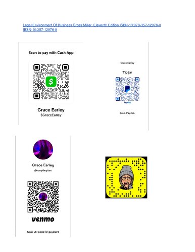 The Legal Environment of Business