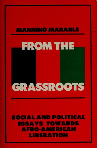 From the Grassroots: Social and Political Essays Toward Afro-American Liberation