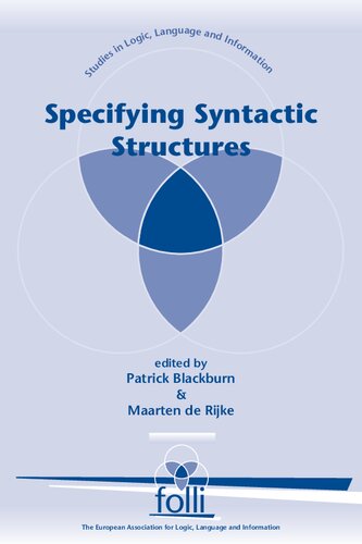 Specifying Syntactic Structures