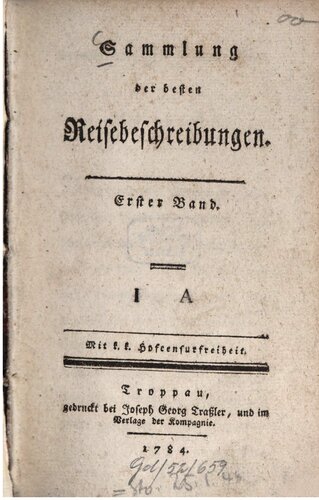 Sammlung der besten Reisebeschreibungen