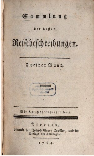 Sammlung der besten Reisebeschreibungen