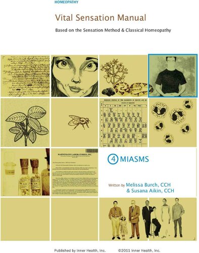 Vital Sensation Manual Unit 4: Miasms in Homeopathy
