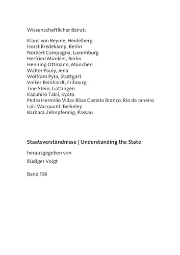 Legitimität des Staates