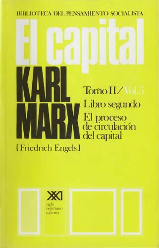 El Capital. Libro segundo (vol. 5)