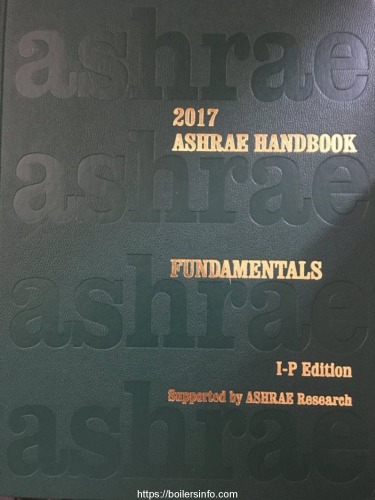 ASHRAE Handbook of Fundamentals SI edn 2017