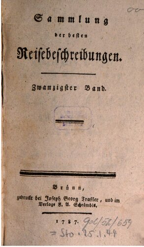 Sammlung der besten Reisebeschreibungen