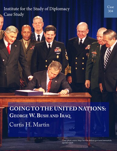 Institute for the Study of Diplomacy Case Study: Cases 304, 254, 146, 164, 343, 328, 249, 202