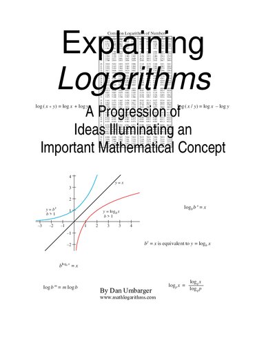 Explaining Logarithms A Progression of Ideas Illuminating an important Mathematical Concept Dan Umbarger