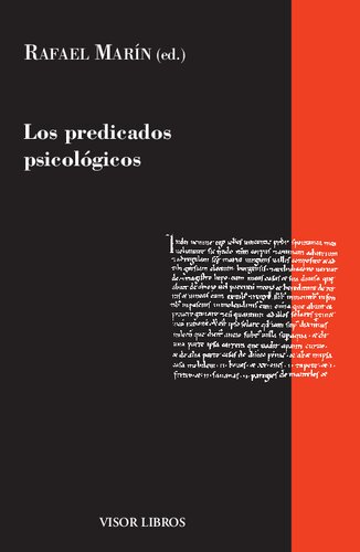 los predicados psicológicos (Gramática del Español) (Spanish Edition)