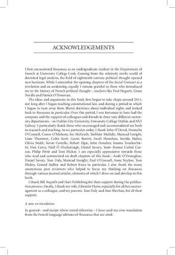 Rousseau's Constitutionalism: Austerity and Republican Freedom