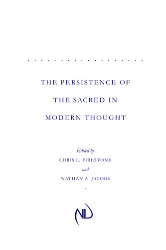 The Persistence of the Sacred in Modern Thought