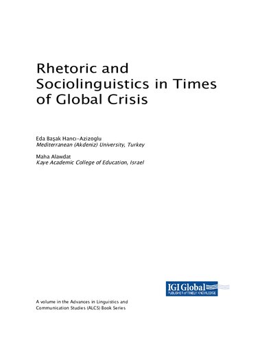 Rhetoric and Sociolinguistics in Times of Global Crisis
