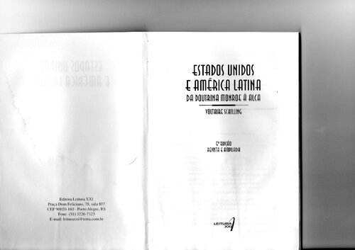 Estados Unidos e América Latina - Da Doutrina Monroe à ALCA