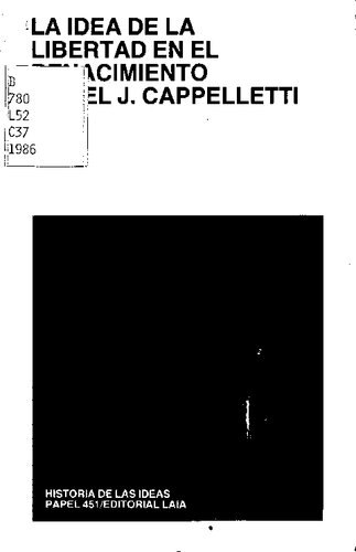 La idea de la libertad en el Renacimiento