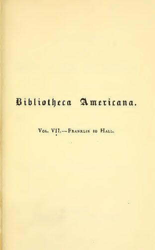 A Dictionary of Books Relating to America, from its Discovery to the Present Time