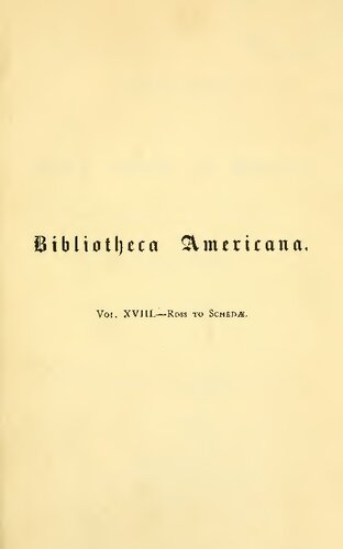 A Dictionary of Books Relating to America, from its Discovery to the Present Time