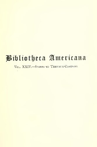 A Dictionary of Books Relating to America, from its Discovery to the Present Time