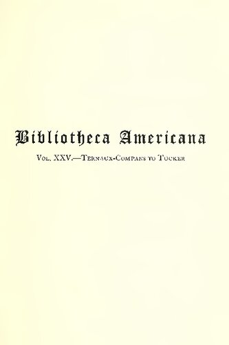 A Dictionary of Books Relating to America, from its Discovery to the Present Time
