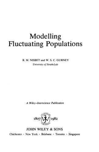 Modelling fluctuating populations