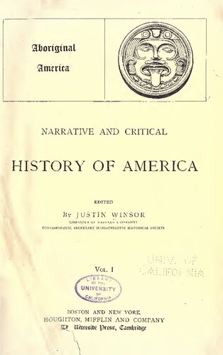 Narrative and Critical History of America