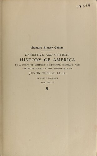 Narrative and Critical History of America