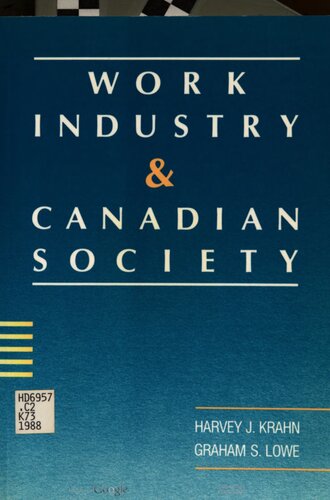 Work, Industry and Canadian Society