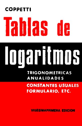 Tablas de Logaritmos