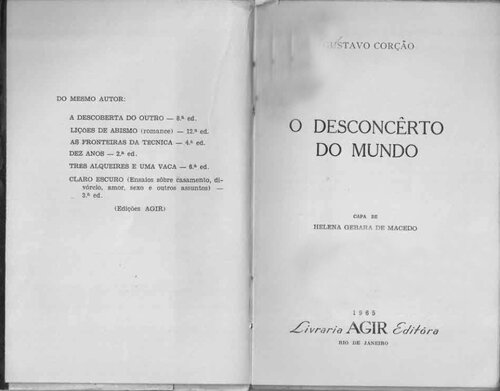 O desconcerto do mundo