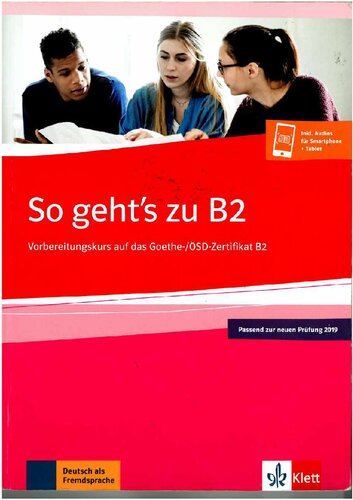 So geht's zu B2 Übungsbuch passend zur neuen Prüfung 2019