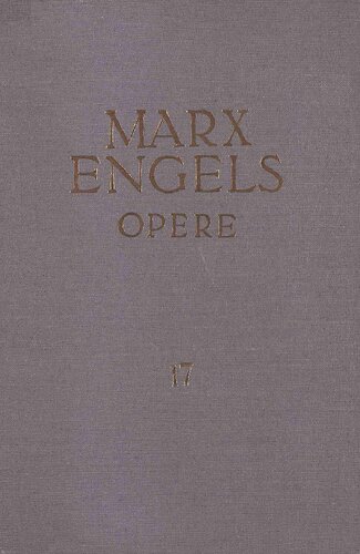 Karl Marx, Friedrich Engels. Opere