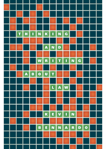 Thinking and Writing About Law