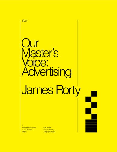 Our master's voice: advertising
